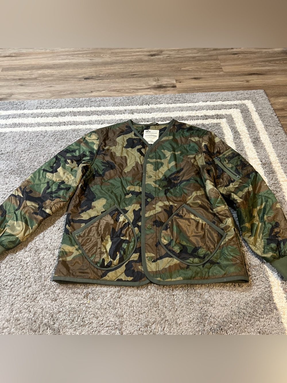 Men's Alpha Industries MA-1 Camo Desert Jacket